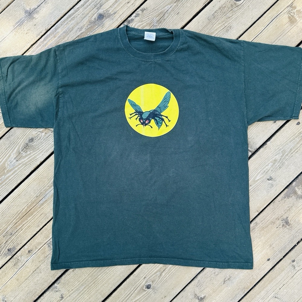 Vintage Green Hornet T Shirt Mens XL Superhero Comic TV Show Logo‎ Tee